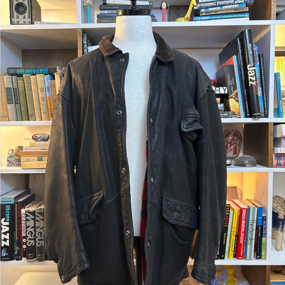 Men's Black Leather Jacket